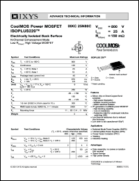 Click here to download IXKC25N80 Datasheet