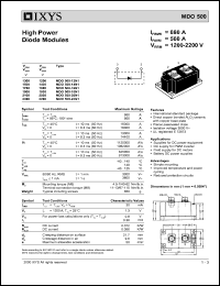 Click here to download MDO500-16N1 Datasheet