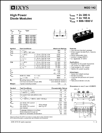 Click here to download MDD142-14N1 Datasheet