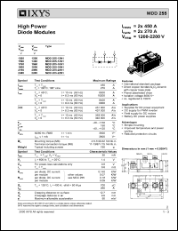 Click here to download MDD255-22N1 Datasheet