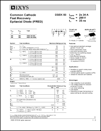 Click here to download DSEK60-02 Datasheet