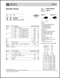 Click here to download DSI45-08 Datasheet