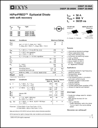 Click here to download DSEP30-06 Datasheet