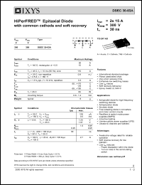 Click here to download DSEC30-03 Datasheet