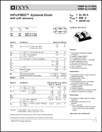 Click here to download DSEP2X31-06 Datasheet