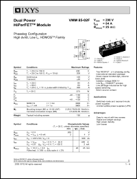 Click here to download VMM85-02 Datasheet