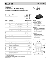 Click here to download VUE75-06NO7 Datasheet