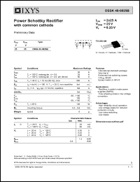 Click here to download DSSK48-0025 Datasheet