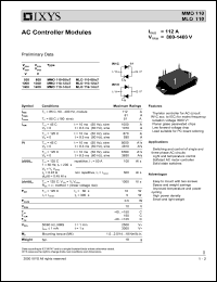 Click here to download MLO110 Datasheet