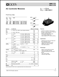 Click here to download MMO175-16IO7 Datasheet