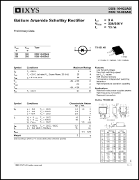 Click here to download DGS10-022AS Datasheet