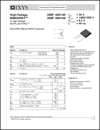 Click here to download IXBT40N160 Datasheet