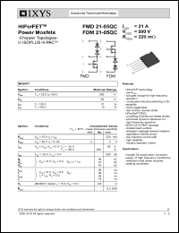 Click here to download FDM21-05 Datasheet