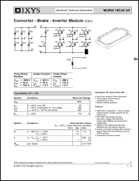 Click here to download MUBW100-06A8 Datasheet