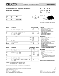 Click here to download DSEP130-06A Datasheet