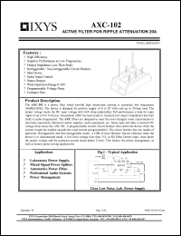 Click here to download AXC-102 Datasheet