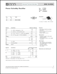 Click here to download DSS10-006 Datasheet