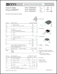 Click here to download IXTQ180N055T Datasheet