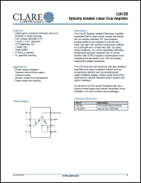 Click here to download LIA120S Datasheet