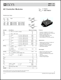 Click here to download MMO110 Datasheet