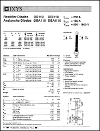 Click here to download DSI110-08F Datasheet