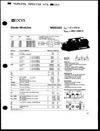 Click here to download MDD220-06N1 Datasheet