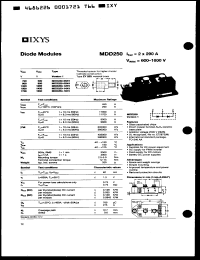 Click here to download MDD250-06N1 Datasheet