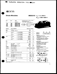 Click here to download MDD310-06N1 Datasheet