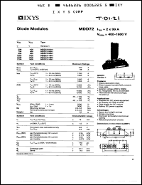 Click here to download MDD72-04N1 Datasheet
