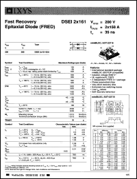Click here to download DSEI2X161-02A Datasheet