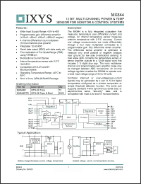 Click here to download MX844 Datasheet