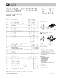 Click here to download IXTN30N100L Datasheet