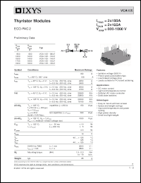 Click here to download VCA105-16IO7 Datasheet
