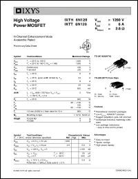 Click here to download IXTH6N120 Datasheet