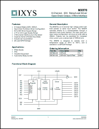 Click here to download MX878 Datasheet