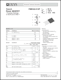 Click here to download FMM65-015P Datasheet