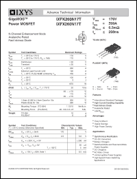 Click here to download IXFK260N17T Datasheet