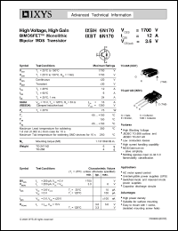 Click here to download IXBH6N170 Datasheet