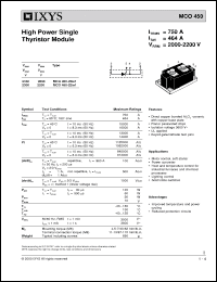 Click here to download MCO450 Datasheet