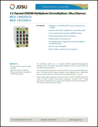 Click here to download MDX-13DX2001A Datasheet