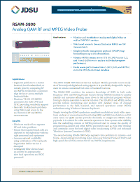 Click here to download RSAM5800A Datasheet