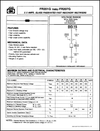 Click here to download FR202G Datasheet