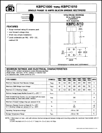 Click here to download KBPC1000 Datasheet