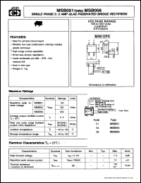 Click here to download MSB051 Datasheet