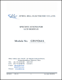 Click here to download GB19264A Datasheet