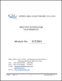 Click here to download GT2001SWDNPRNP-V00-NOCX Datasheet
