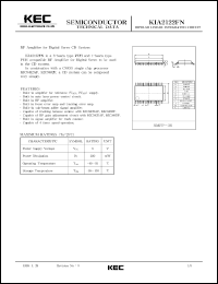 Click here to download KIA2122FN Datasheet