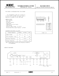 Click here to download KIA6010SN Datasheet