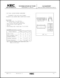 Click here to download KIA6269 Datasheet