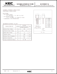 Click here to download KN2907 Datasheet